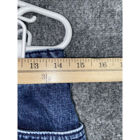 Free People Mini Skirt Womens Size 2 Blue Denim Cowgirl Boho Preppy - Picture 4 of 9
